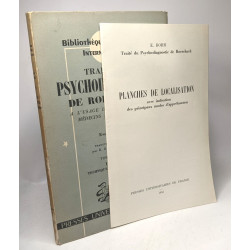 Traité du psychodiagnostic de Rorschach à l'usage des psychologues...