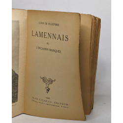 Lamennais ou l'occasion manquée