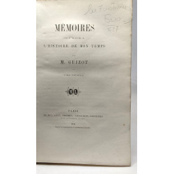 Mémoires pour servir à l'histoire de mon temps - TOME PREMIER à...