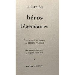 Le livre des héros légendaires