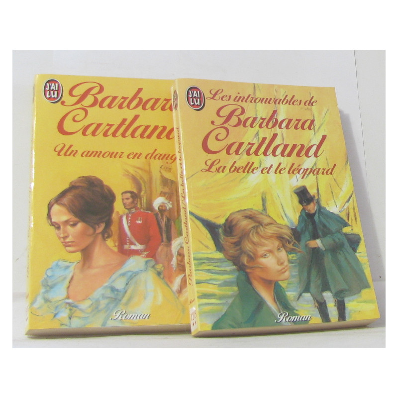 Lot de 2 livres Un amour en danger - la belle et le léopard