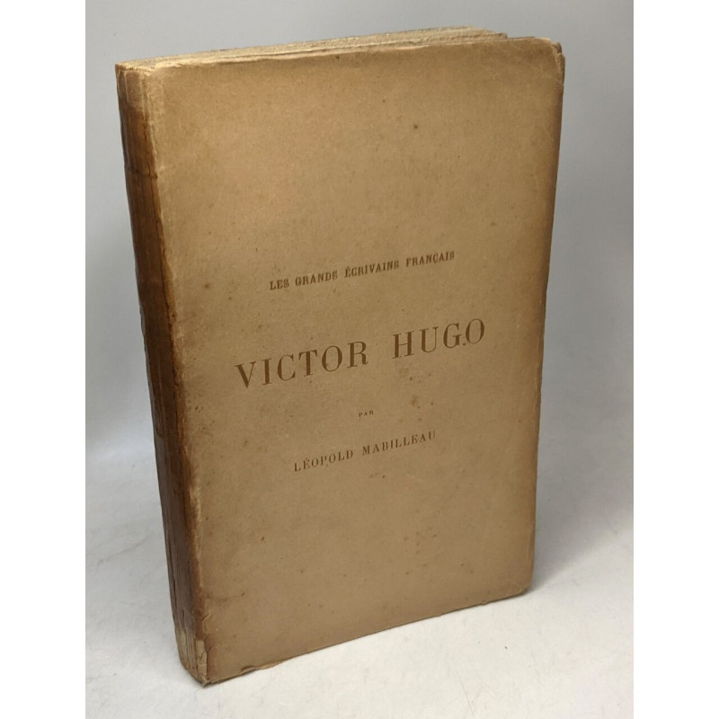Victor hugo - les grands écrivains français - 4e éd