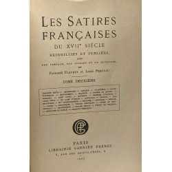 Les satires française du XVIIe siècle - TOME DEUXIEME - Classiques...
