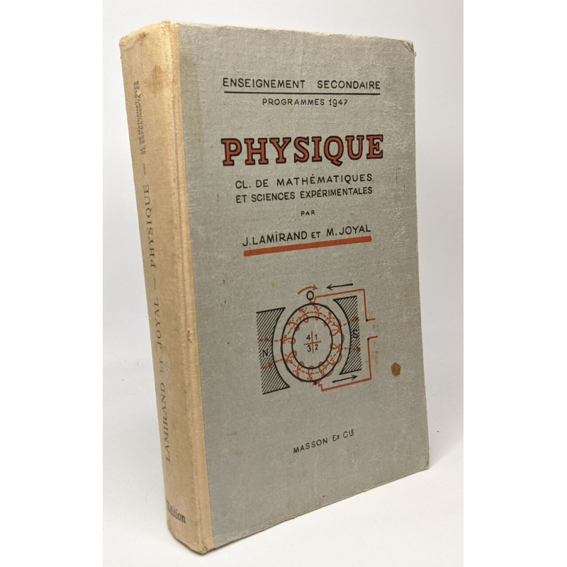 Physique - classes de mathématiques et de sciences expérimentales...