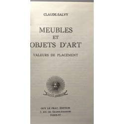 Meubles et objets d'art : Valeurs de placement