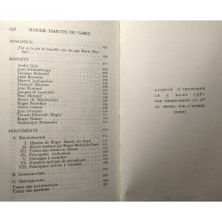 Martin du Gard - La bibliothèque idéale collection dirigée par...