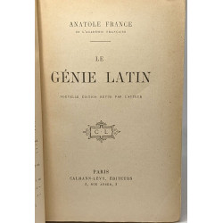 Le génie latin / nouvelle edition revue par l'auteur