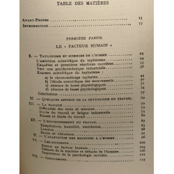 Problèmes humains du machinisme industriel - édition revue et...