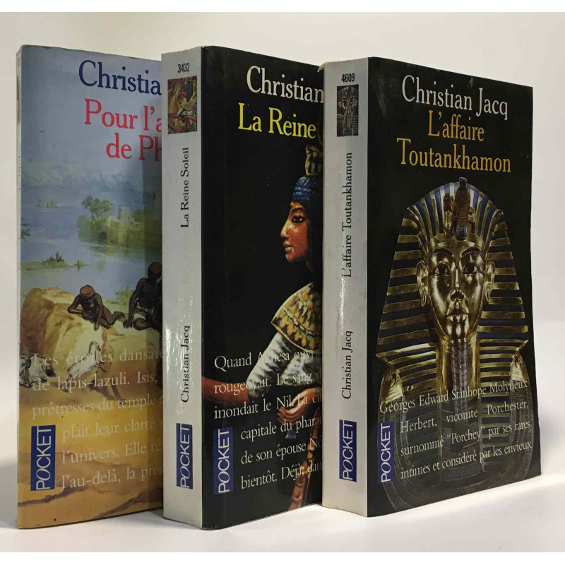 L'Affaire Toutankhamon + La Reine Soleil + Pour l'amour de Philae...