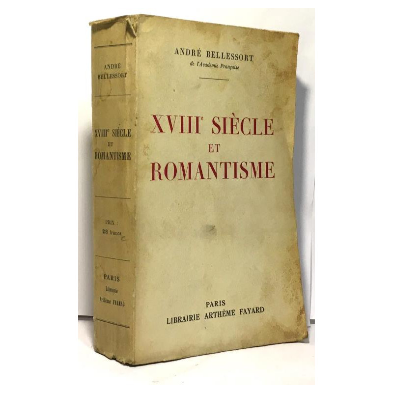 XVIIIe siècle et romantisme