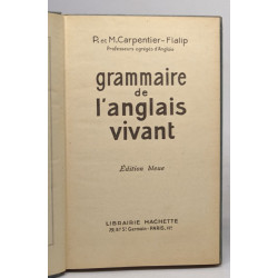 Grammaire de l'anglais vivant
