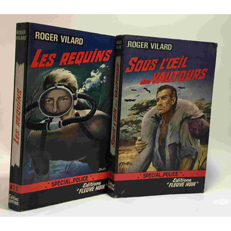 Les requins + sous l'oeil des vautours -- 2 livres