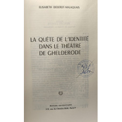 La quête de l'identité dans le théâtre de Ghelderode