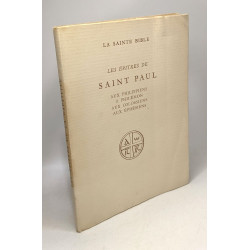 Les épîtres de Saint Paul aux philippiens à philémon aux...