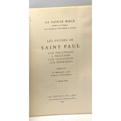 Les épîtres de Saint Paul aux philippiens à philémon aux...