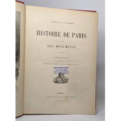Histoire de Paris et ses monuments