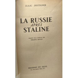 La Russie après Staline / coll. esprit "Frontière ouverte"
