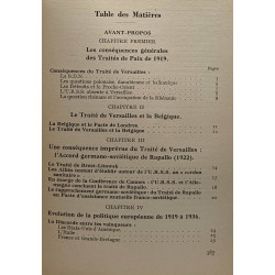 Les origines internationales du drame belge de 1940