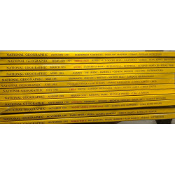 National Geographic - 1991 (année complete 12 numéros de Janvier à...