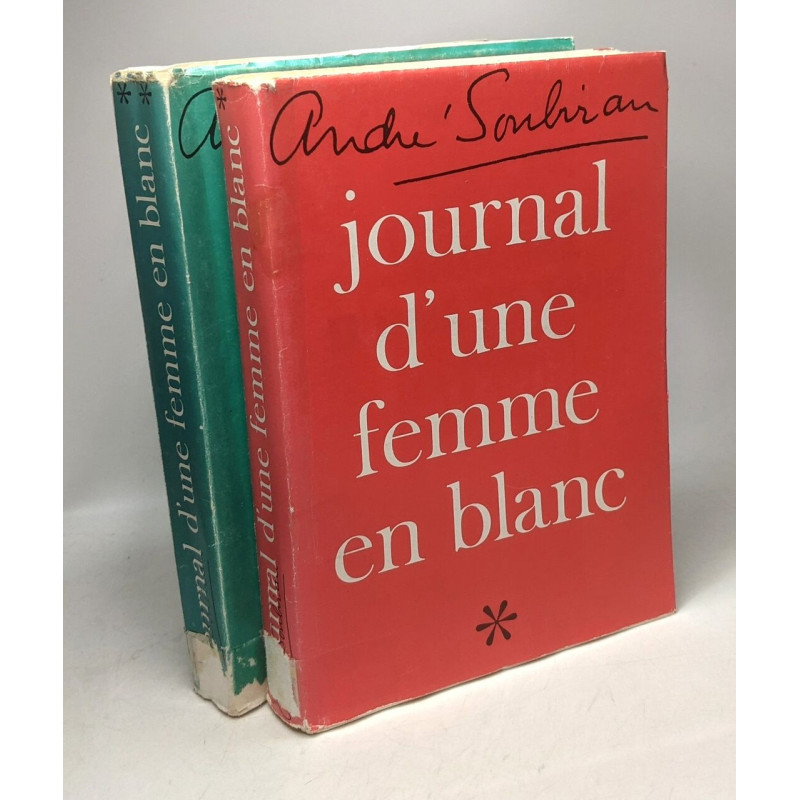 Journal d'une femme en blanc - TOME UN et DEUX