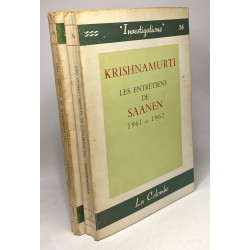 Les entretiens de Saanen 1961 et 1962 "investigations" 36 + Les...