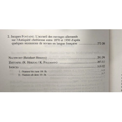 Patristique et Antiquité tardive en Allemagne et en France de 1870...