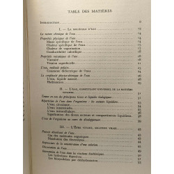 L'eau base structurale et fonctionnelle des êtres vivants -...