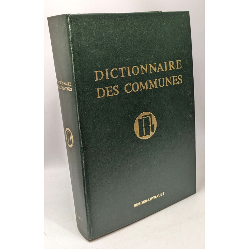 Dictionnaire des communes - France métropolitaine départements...