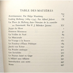 Théâtre de Holberg - 2 tomes reliés en un volume