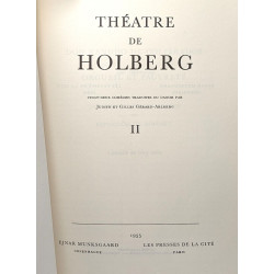 Théâtre de Holberg - 2 tomes reliés en un volume