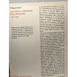 Une Histoire intellectuelle de la démocratie 1918-1989