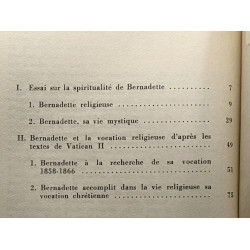 Bernadette et la vie religieuse