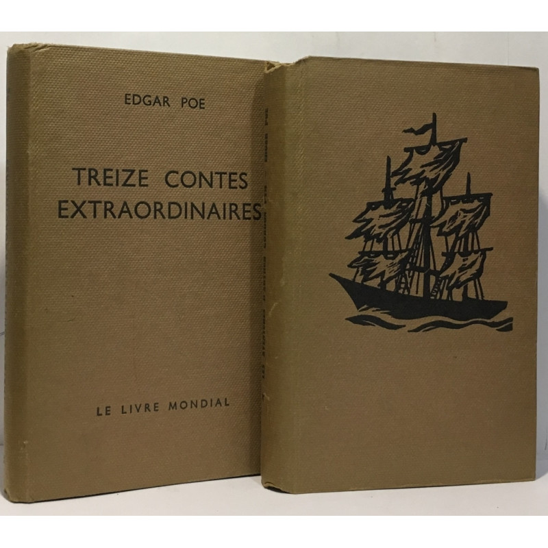 Treize contes extraordinaires + les contes d'Arthur Gordon Pym ---...