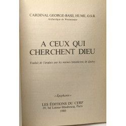 A ceux qui cherche dieu