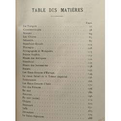 Quelques semaines en Orient - relation de voyage