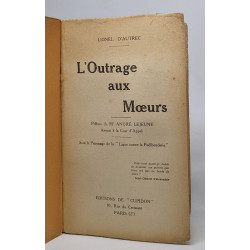 L'outrage aux moeurs