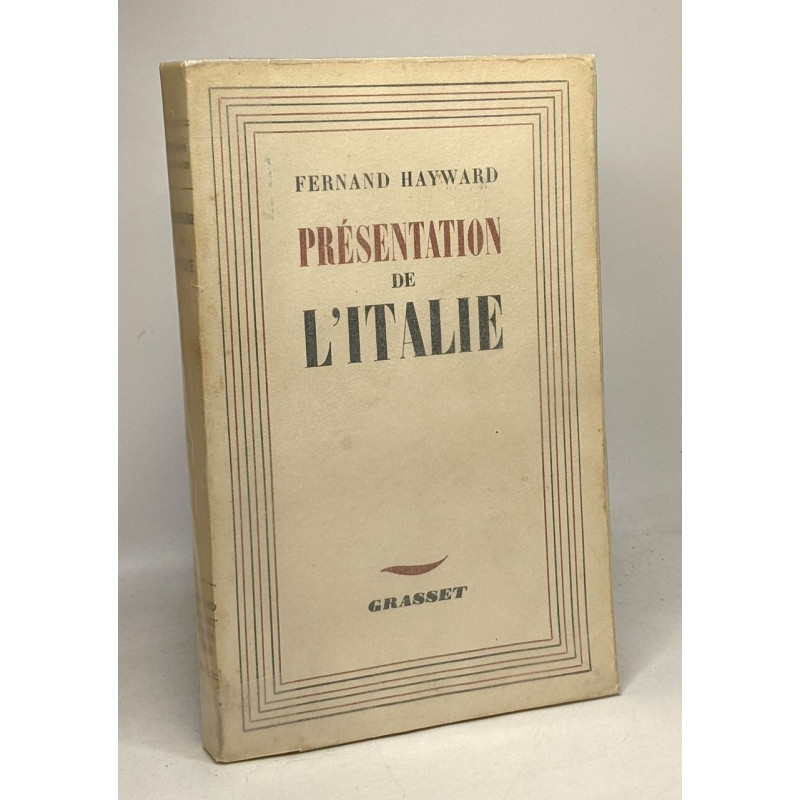 Présentation de l'Italie