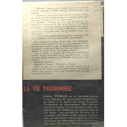 La vie passionnée d'Arthur Rimbaud