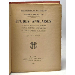 Études anglaises - bibliothèque de littérature - quatrième édition