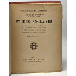 Études anglaises - bibliothèque de littérature - quatrième édition