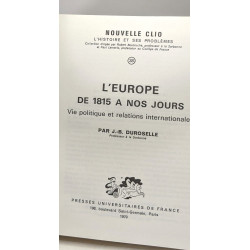 L'Europe de 1815 à nos jours | Nouvelle Clio