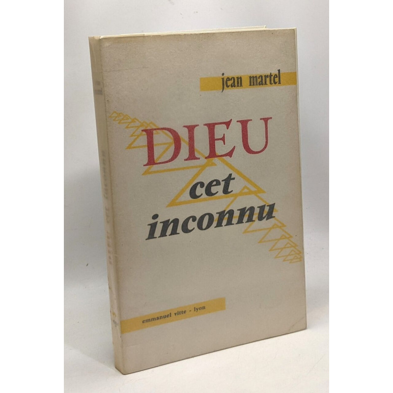 Dieu cet inconnu