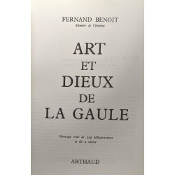 Art et Dieux de la Gaule - 314 héliogravures 4 cartes
