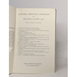 Journées médicales annuelles de Beaujon-clichy 1962