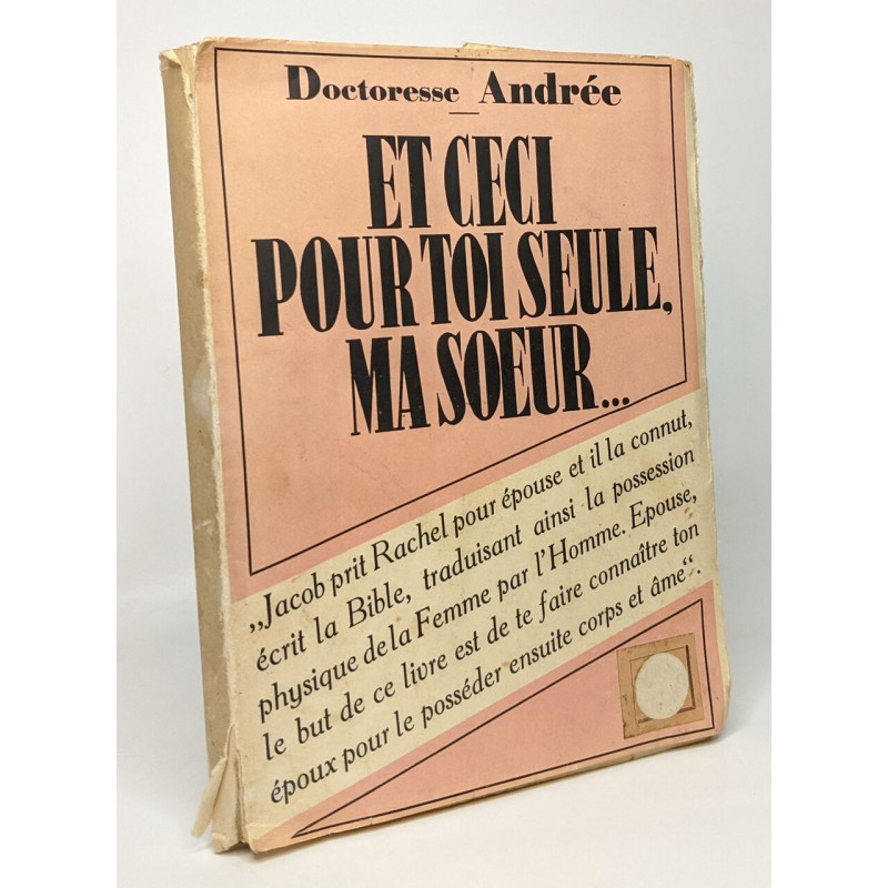 Et ceci pour toi seule ma soeur... - collection d'études...