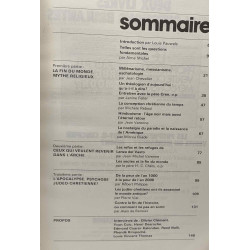 La fin du monde? - études et documents présenté par Louis Pauwels...