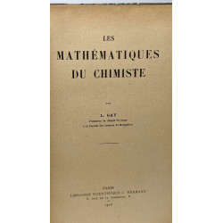 Les mathématiques du chimiste