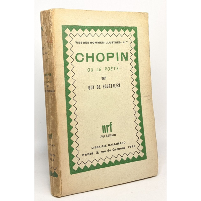 Chopin ou le poète - vie des hommes illustres n°7