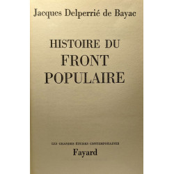 Histoire du front populaire - grandes études contemporaines