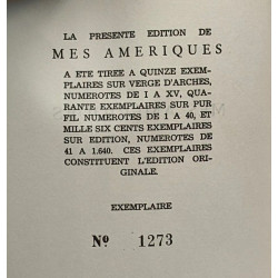 Mes amériques - avec des reproductions de tableaux de primitifs...